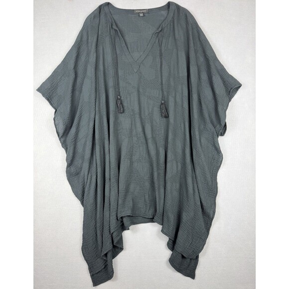 Banana Republic Other - Banana Republic 100% Cotton Gauze Swimsuit Cover Up Kaftan Black M/L